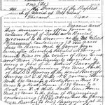 Mt. Gilead Baptist Church was established in 1852 in present-day Keller. In 1881, two acres were purchased for a "Burial ground," a portion of which came from the "James Joyce Reserve," according to this warranty deed. Courtesy of Joyce family