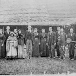 Cate family reunion in the Dove community. Courtesy Tarrant County College District Archives, Fort Worth, Texas