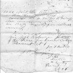 Deed to William Graham, Spencer Graham's father, dated 1869. Courtesy of Shivers family
