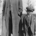 Bob Jones with grandson Emory Odell Jones, circa early 1930s