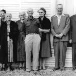 Leazer Jones and his wife, Mary, (center) had 8 children, some of whom are seen here, 1940s. Courtesy of Jones family