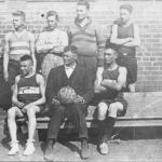 Carroll (Carroll Hill) School's 1922 boys basketball team. Courtesy of Shivers family