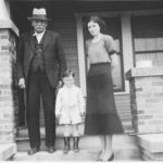 J. R. Shivers with daughter-in-law Alno Bailey Shivers and grandson Jeroll in Fort Worth, circa 1931. Courtesy of Shivers family