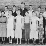 Carroll School added a 10th grade in the 1930s. This class photo is dated 1936. SHS Archives
