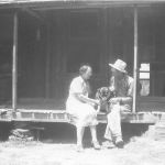 Mamie and Jim Wheeler on their porch in the Old Union community, circa 1920s. Courtesy of R. E. Smith