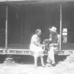 Mamie and Jim Wheeler on their porch in the Old Union community, circa 1920s. Courtesy of R. E. Smith