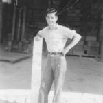 John Tate served in the Pacific during World War II and returned home to Southlake to marry Kathryn McPherson. Courtesy of John R. Tate
