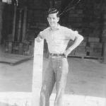 John Tate served in the Pacific during World War II and returned home to Southlake to marry Kathryn McPherson. Courtesy of John R. Tate