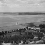 Among the families displaced by the construction of Lake Grapevine were descendants of Bob Jones. Only his daughter, Eugie Jones Thomas, stayed on her property and fought the U.S. Army Corps of Engineers for the right to stay. Courtesy of USACE