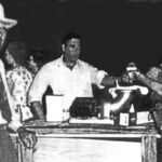 Bob Jones' annual picnic was a three-day event. Pictured here are brothers Jinks (left) and Emory Jones handing out snow cones. Courtesy of Jones family