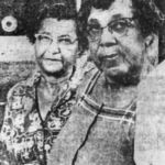 Sisters Lula and Elnora Williams married brothers Emory and Jinks Jones. The sisters ran the Jones Cafe located inside the Grapevine Auction Barn. It's reported to be one of the first integrated restaurants in the state. Courtesy of Jones family