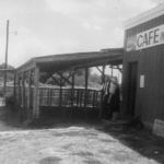 Jones Grapevine Auction barn facing east. Courtesy Jones family