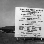 When Lake Grapevine was created, a number of families moved their houses from the Denton Creek bottomlands to the Grapevine Prairie. In the 1960s, those families were displaced by the construction of DFW Airport. Courtesy of DFW Airport