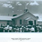 White's Chapel UMC historical marker dedication 1971. Courtesy of WCUMC