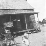 L.N. Bailey, Jr. is pictured in front of the Bailey homeplace in 1914. Courtesy of Shivers family