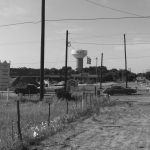 FM1709 widening at White Chapel Blvd. looking north toward Bicentennial Park. SHS archives