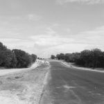 FM1709 widening looking east toward Hwy. 114. SHS archives