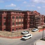 Town Hall under construction. Town Hall opened in 2000. Courtesy of City of Southlake
