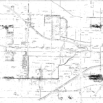 The original town map drawn by C.M. Gordon 1956